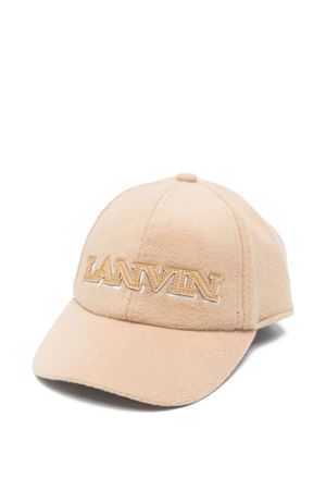 cappello in lana beige LANVIN KIDS | N30309276